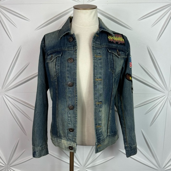 Lynyrd Skynyrd Trunk | LTD Limited Edition Distressed Denim Jacket ✨NWOT✨ - Picture 9 of 16